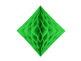 Honeycomb diamant grön 20 cm - Ballongbud.se