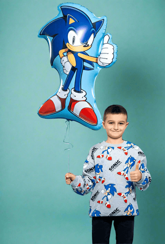 Singelballong Sonic - Ballongbud.seSingelballong