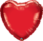 Heliumbukett - 7 hjärtan - Flera färger