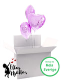 Heliumbukett i låda- Ellas Hjärtan Flera färgalternativ