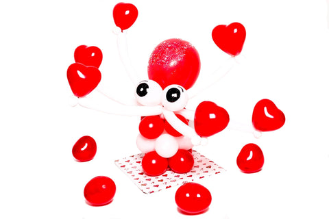 Figurballong- Kärlekskrank Bläckfisk - Ballongbud.seTwisted