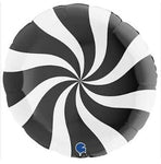 Heliumballong candy black white - Ballongbud.seByggare