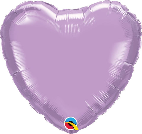 Heliumballong Hjärta Ljuslila - Ballongbud.seByggare