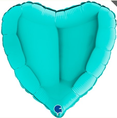 Heliumballong Hjärta Tiffany - Ballongbud.seByggare