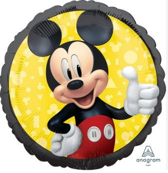 Heliumballong Mickey Mouse - Ballongbud.seByggare
