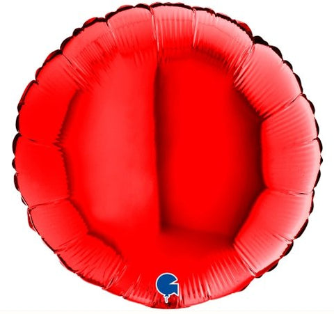 Heliumballong round red - Ballongbud.seByggare