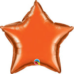 Heliumballong Stjärna Orange - Ballongbud.seByggare