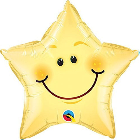 Heliumballong Stjärna smile - Ballongbud.seByggare
