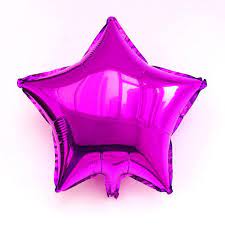 Heliumballong Stjärna Violet - Ballongbud.seByggare