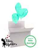 Heliumbukett i låda- Ellas Hjärtan Flera färgalternativ - Ballongbud.seBallonglåda