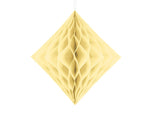 Honeycomb diamant beige 20 cm - Ballongbud.se