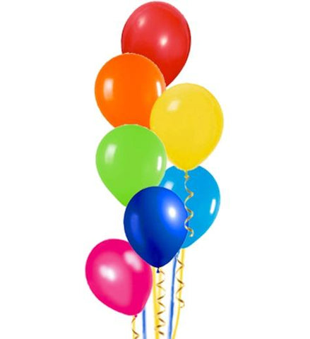 Latexballonger i bukett-välj antal&färg - Ballongbud.seHeliumbukett
