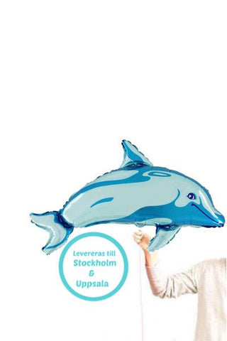 Singelballong Delfin - Ballongbud.se