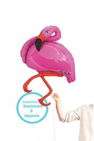 Singelballong Pink Flamingo - Ballongbud.seSingelballong