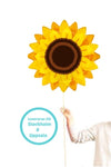 Singelballong Sunflower - Ballongbud.seSingelballong