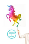 Singelballong Unicorn holographic - Ballongbud.se