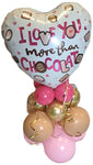 Tabletop "love you more than chocolate" - Ballongbud.seSurprisebox