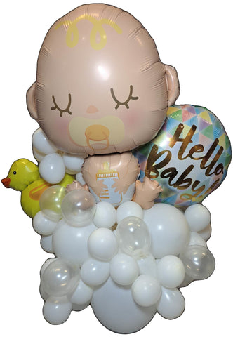 Tipptoppballong Baby bath - Ballongbud.se