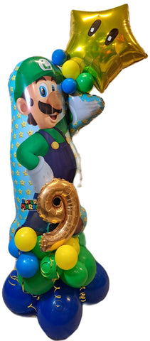 Tipptoppballong Luigi - Ballongbud.se