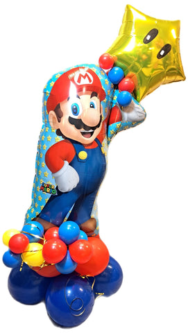 Tipptoppballong Mario - Ballongbud.se